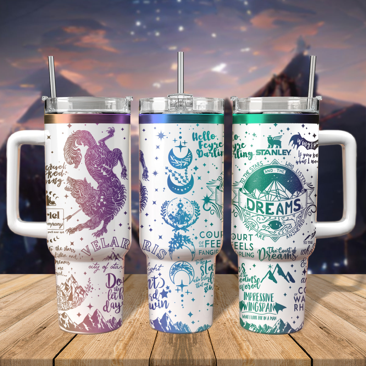 A Court Of Thorns And Roses Book Custom Stanley Cup 40 oz 30 oz Tumbler With HandleTVC2301552