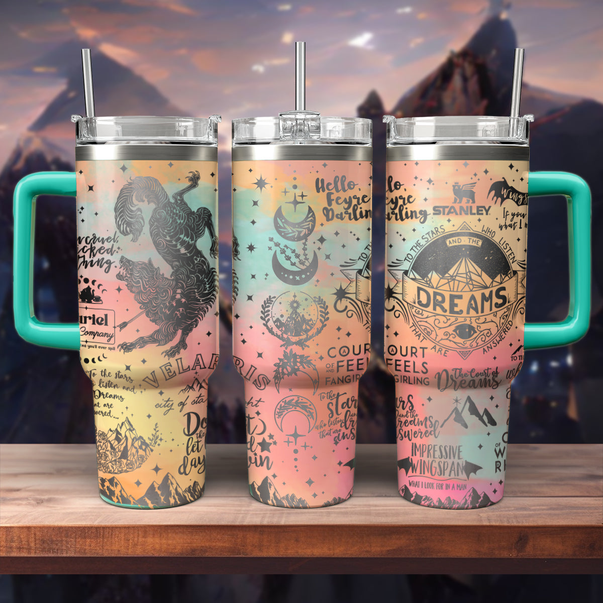 A Court Of Thorns And Roses Book Custom Stanley Cup 40 oz 30 oz Tumbler With HandleTVC2301552