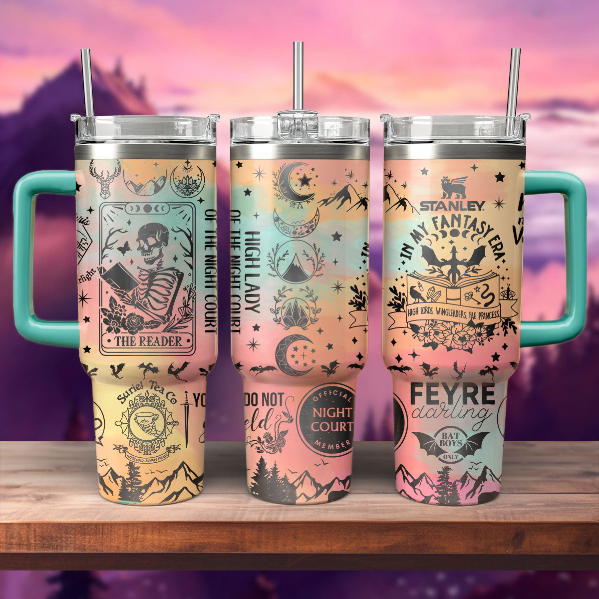 A Court Of Thorns And Roses Book Custom Stanley Cup 40 oz 30 oz Tumbler With HandleTVC2301555