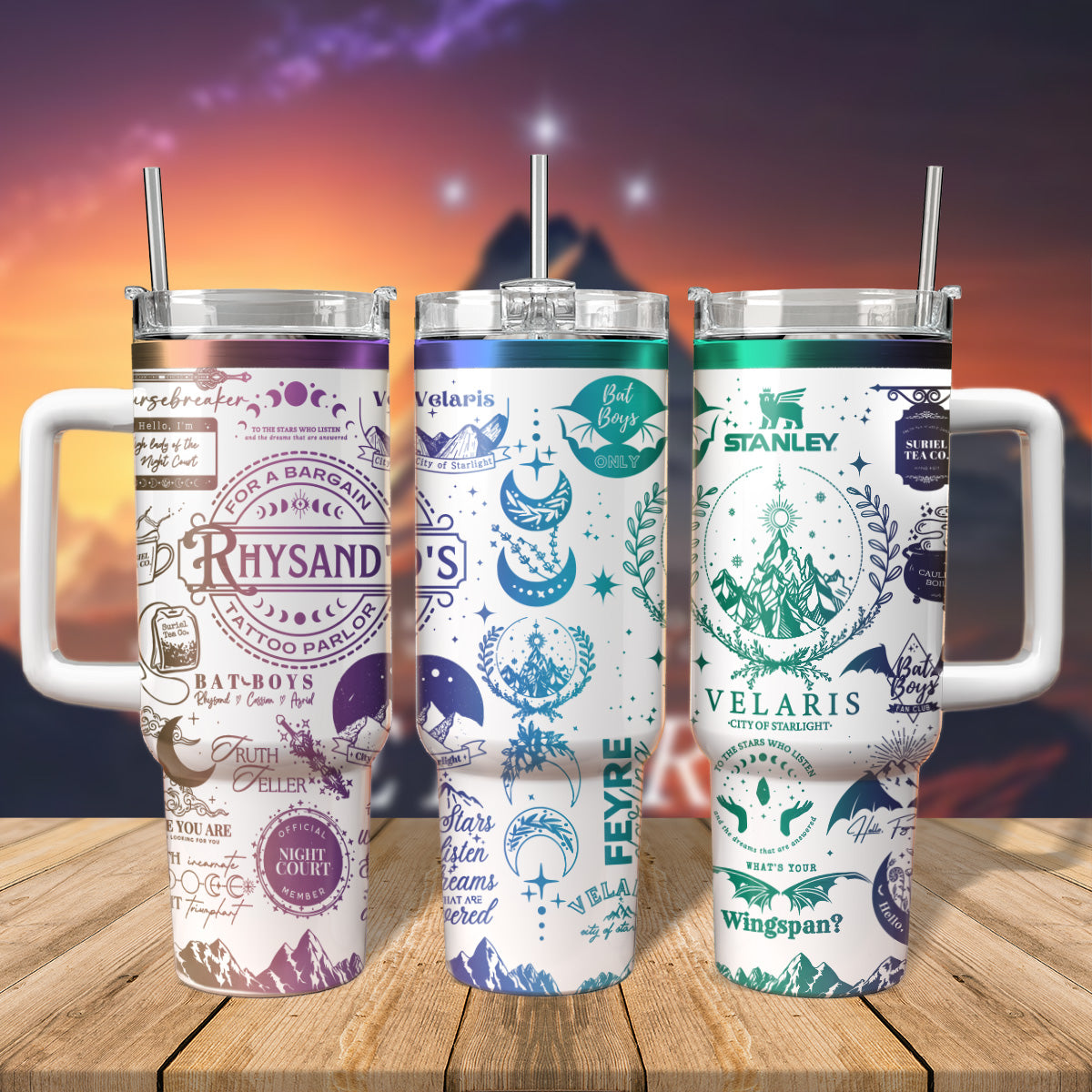 A Court Of Thorns And Roses Book Custom Stanley Cup 40 oz 30 oz Tumbler With HandleTVC2301568