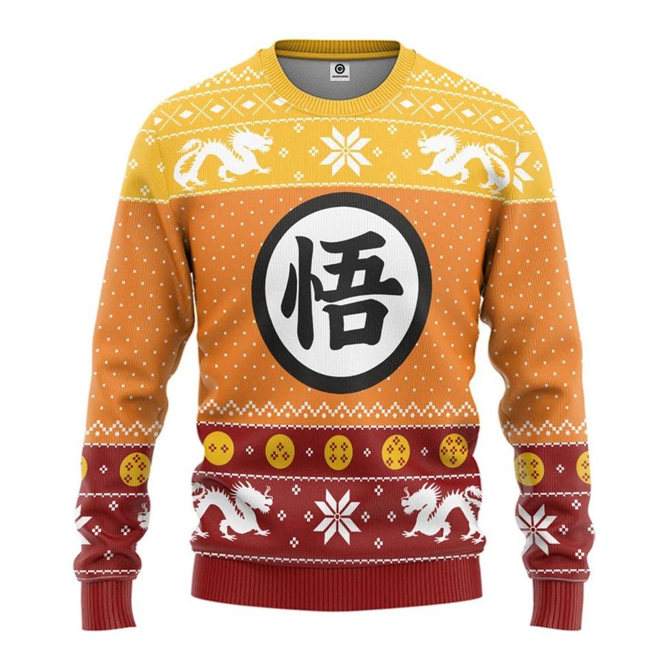 A N I M E Dragons Ugly Christmas Sweater