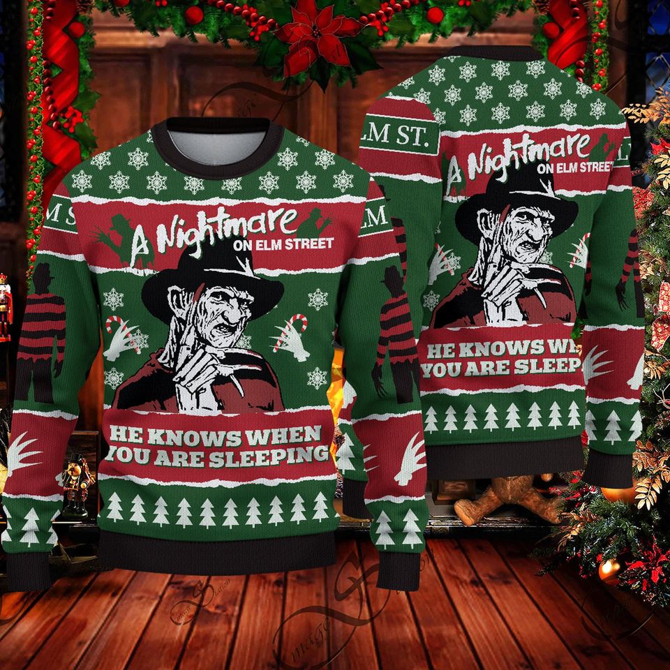 A Nightmare Freddy Ugly Christmas Sweater