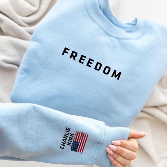 A True Patriot Charlie Kirk Sweatshirt, Pray For Charlie Kirk Sweatshirt, Charlie Kirk Assassination - Image 10