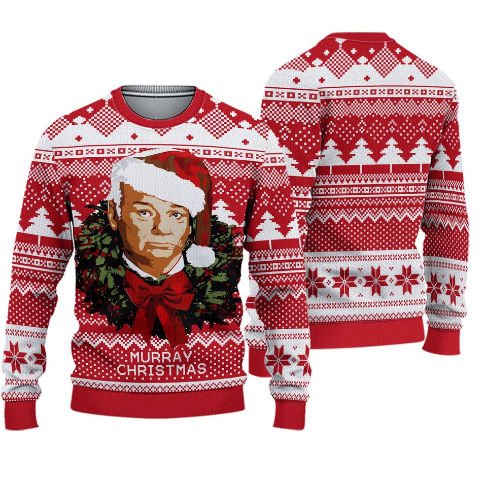 A Very Murray Christmas Ugly 3D Sweater