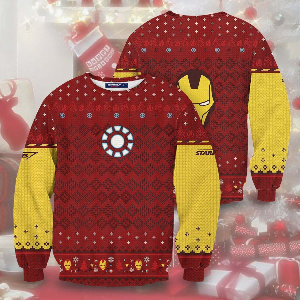 A Very Stark Ugly Christmas Sweater Adult 3D Funny Matching for family - Image 2