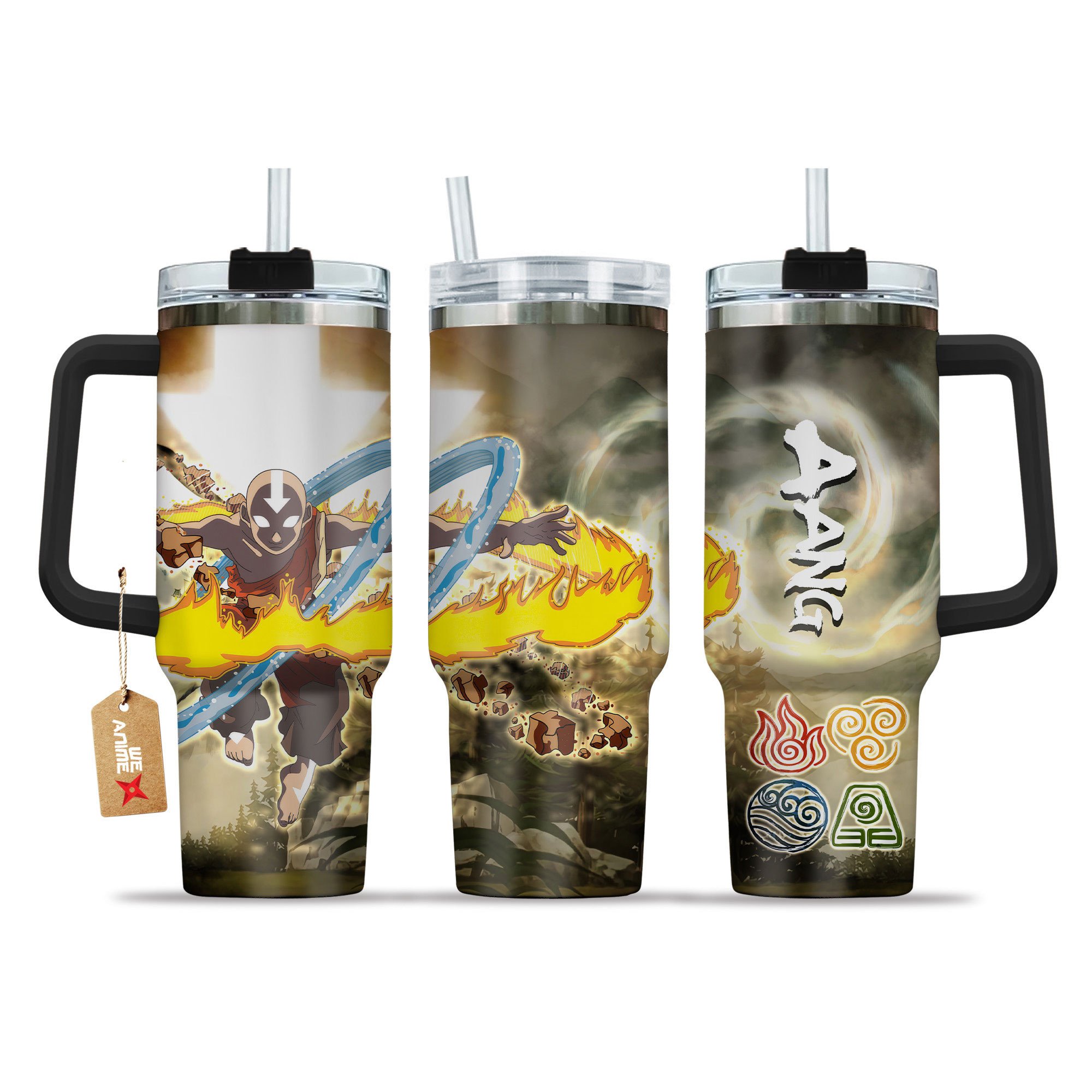 Aang Avatar Anime Custom Stanley Cup 40 oz 30 oz Tumbler With HandleTVC2301154