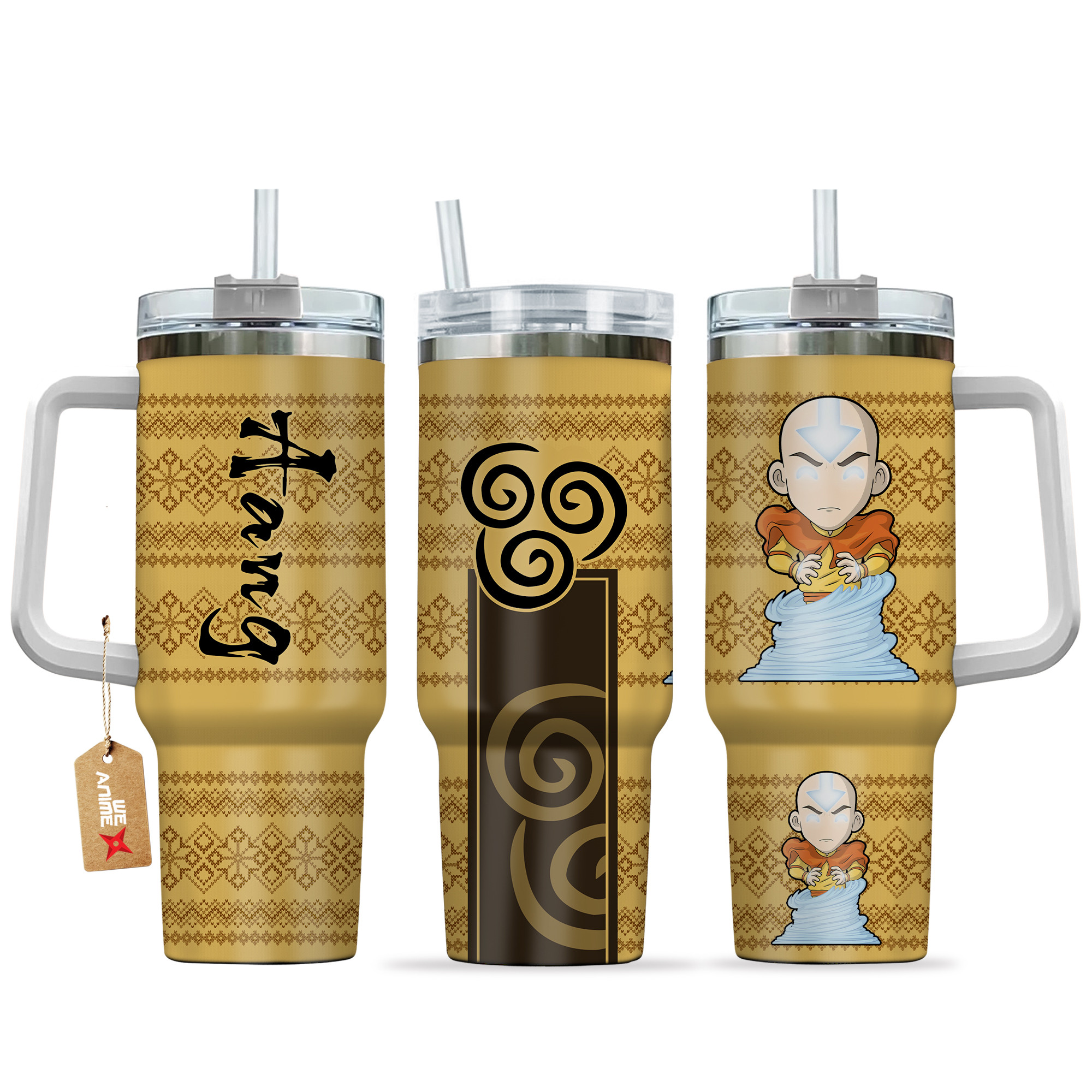 Aang Avatar Anime Custom Stanley Cup 40 oz 30 oz Tumbler With HandleTVC2301163