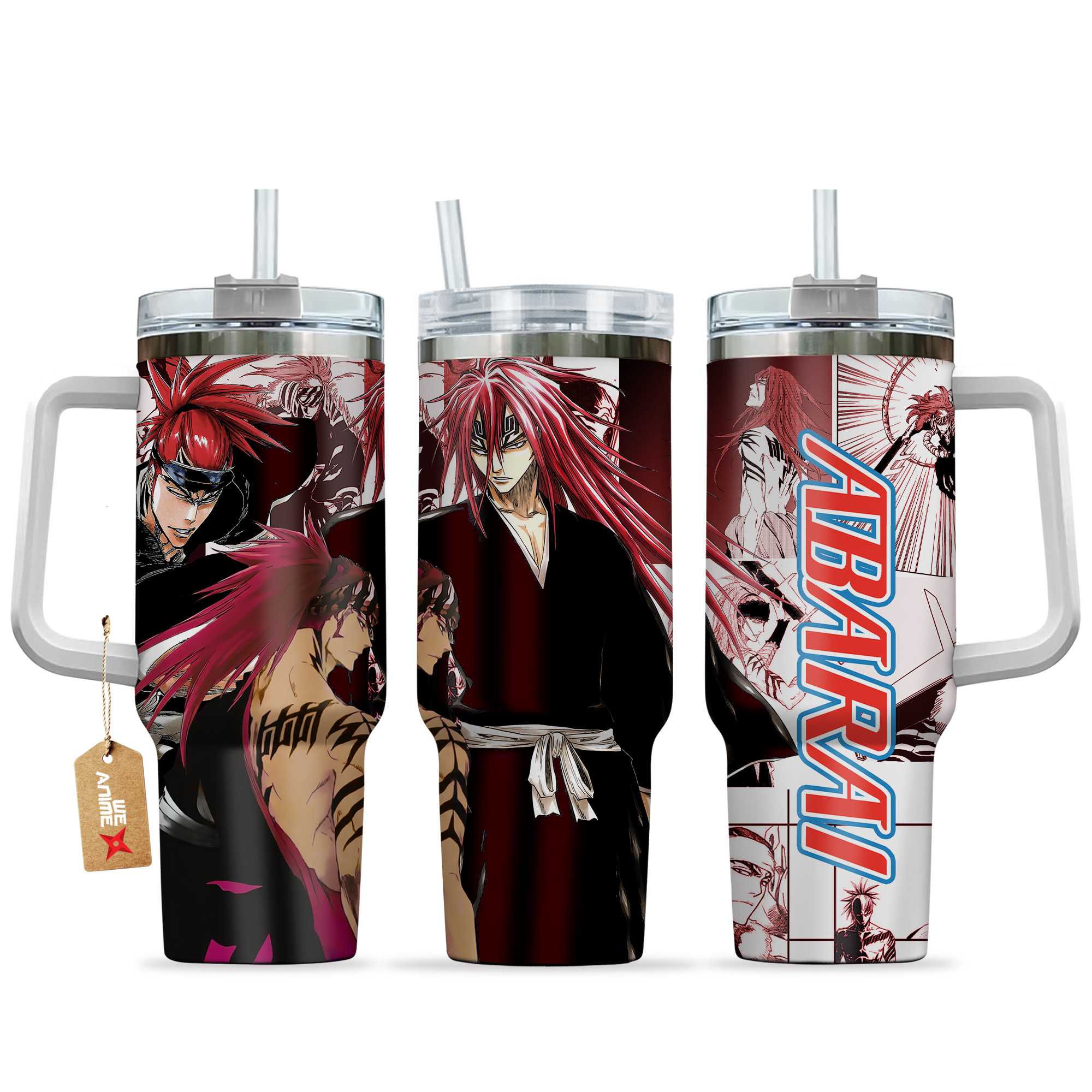 Abarai Renji Bleach Anime Custom Stanley Cup 40 oz 30 oz Tumbler With HandleTVC2301152