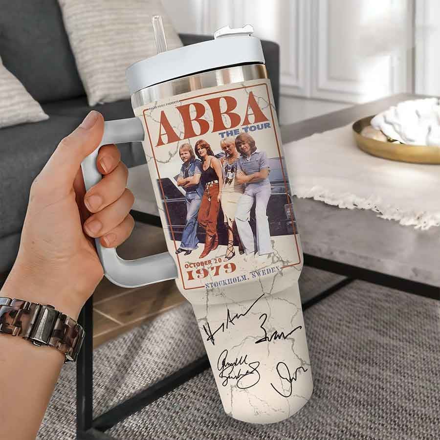 ABBA Music Custom Stanley Cup 40 oz 30 oz Tumbler With HandleTVC2301325