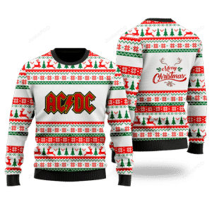Abcd Merry Christmas Faux White Ugly Christmas Sweater Adult 3D Funny Matching for family