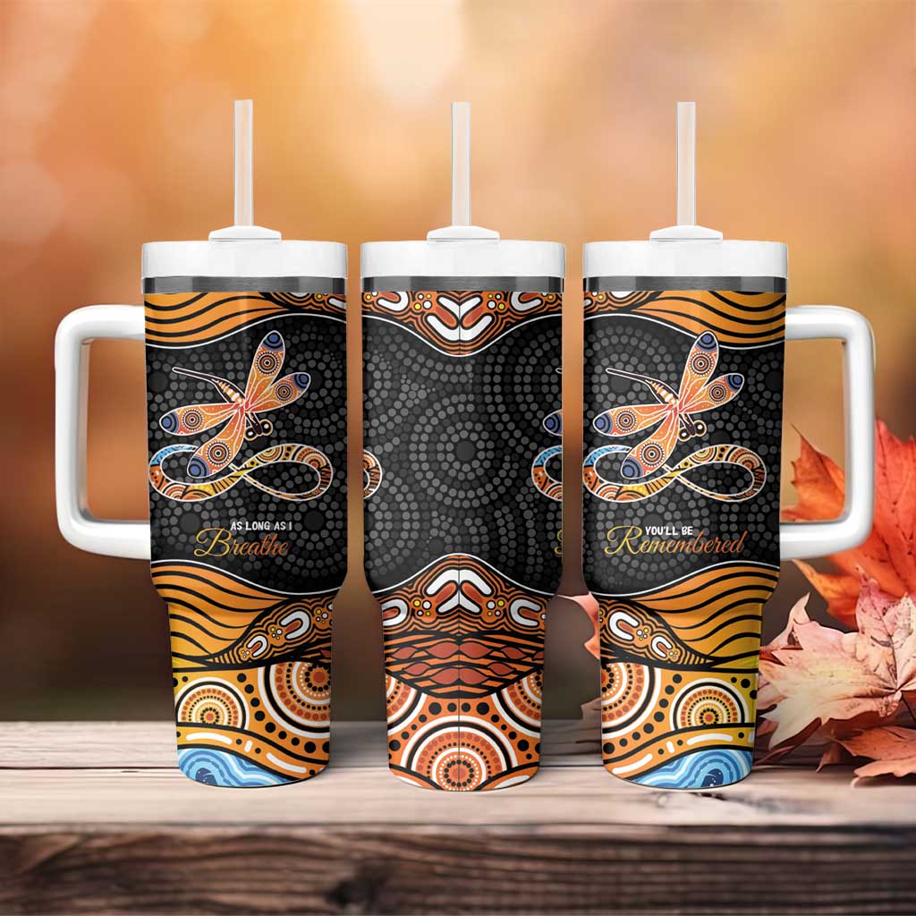Aboriginal Dragonfly As Long As I Breathe Youâ€™ll Be Remembered Custom Stanley Cup 40 oz 30 oz Tumbler With HandleTVC2301326