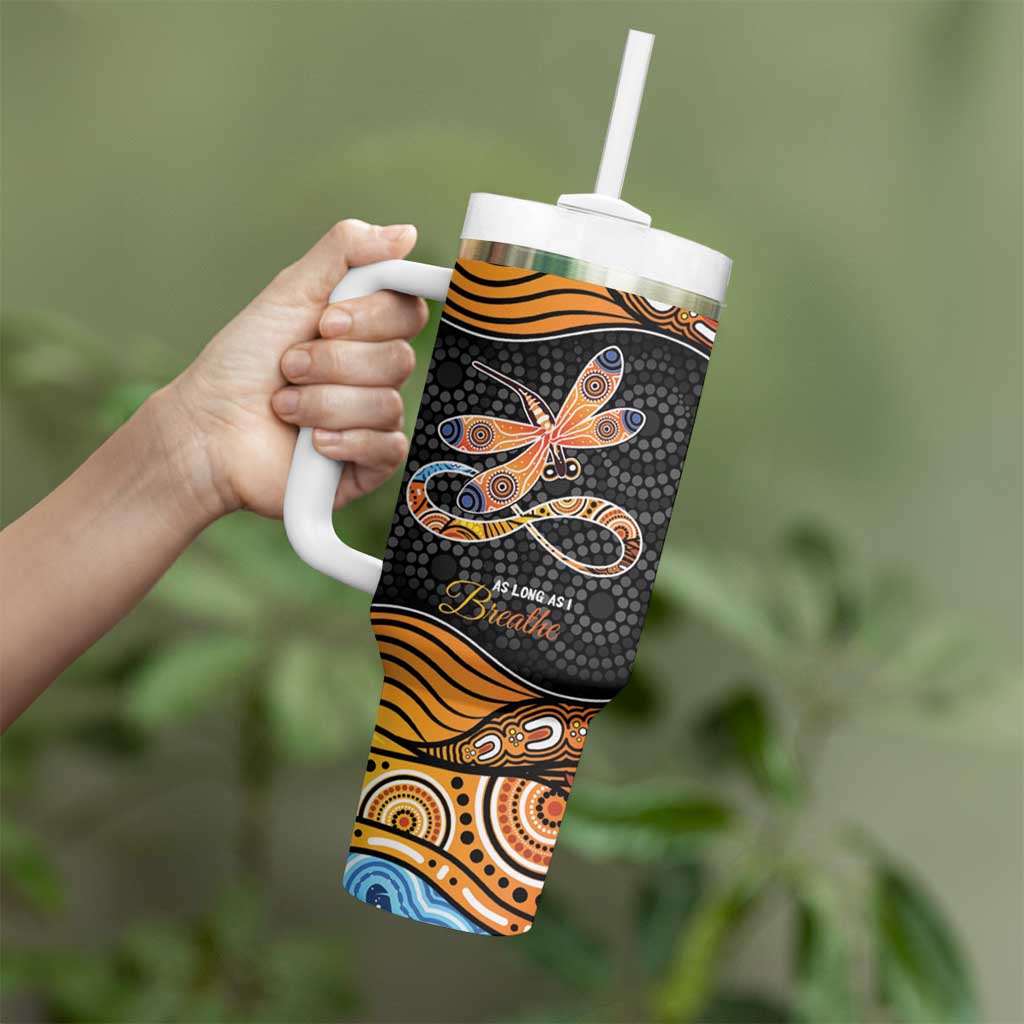 Aboriginal Dragonfly As Long As I Breathe You’ll Be Remembered Custom Stanley Cup 40 oz 30 oz Tumbler With HandleTVC2301326 - Image 4