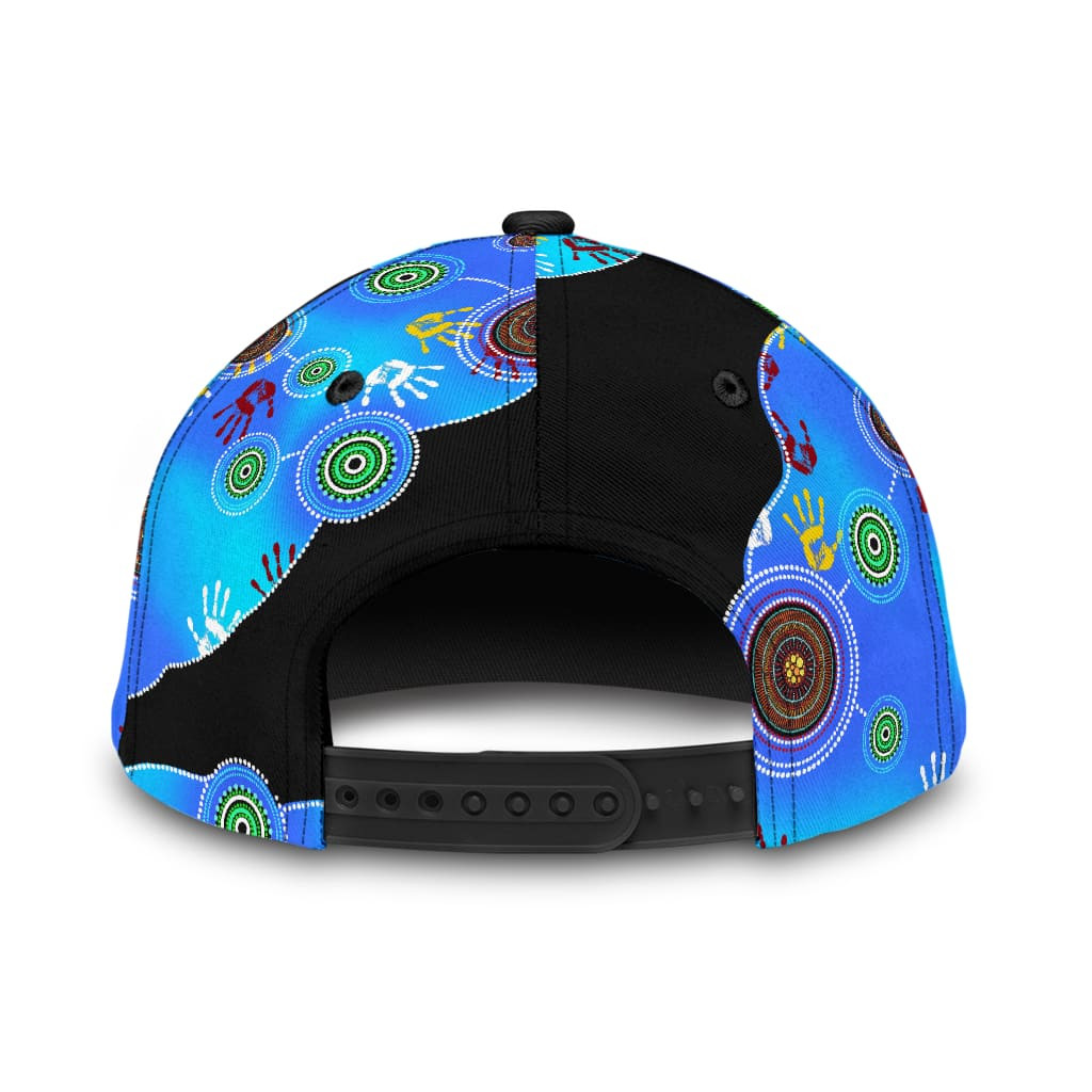 Aboriginal Naidoc Week Blue Turtle Lizard Classic Cap Trucker Hats Custom Hats Gifts For Men & Women