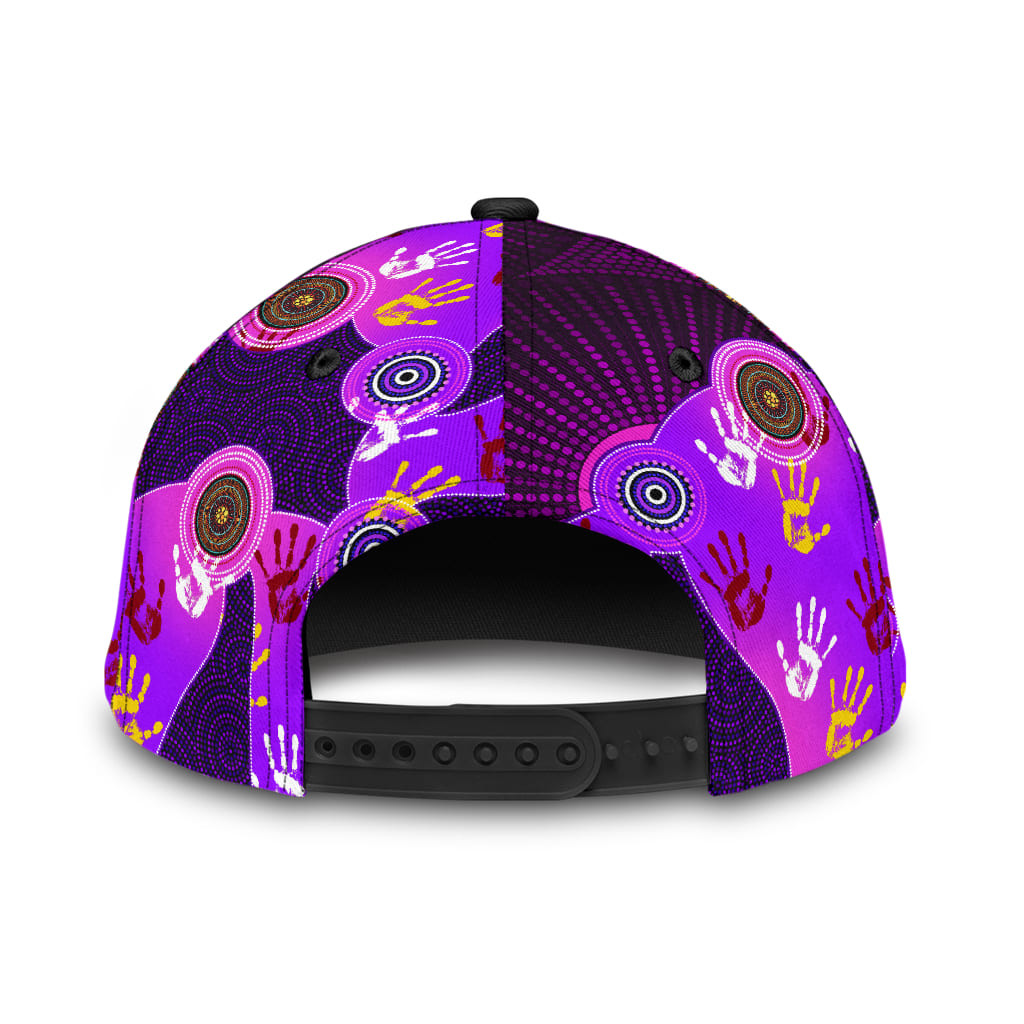Aboriginal Naidoc Week Purple Butterflies Classic Cap Trucker Hats Custom Hats Gifts For Men & Women