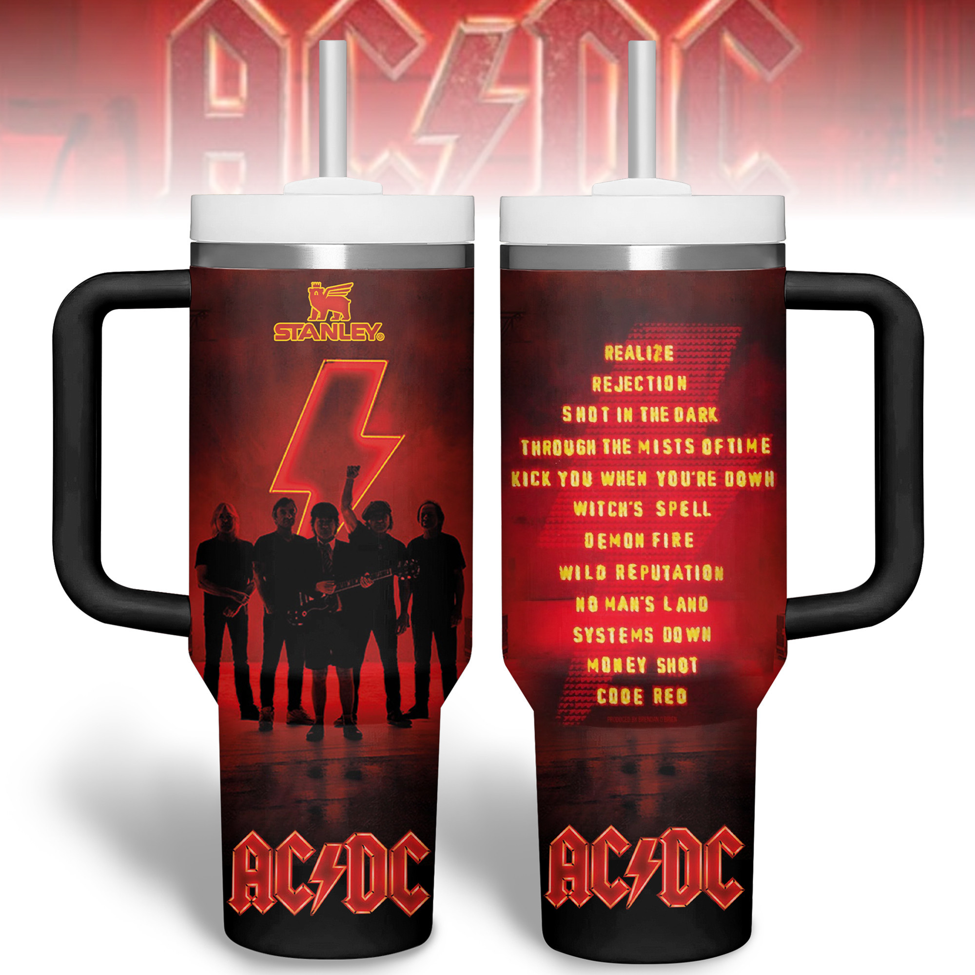 AC/DC Music Custom Stanley Cup 40 oz 30 oz Tumbler With HandleTVC2301336