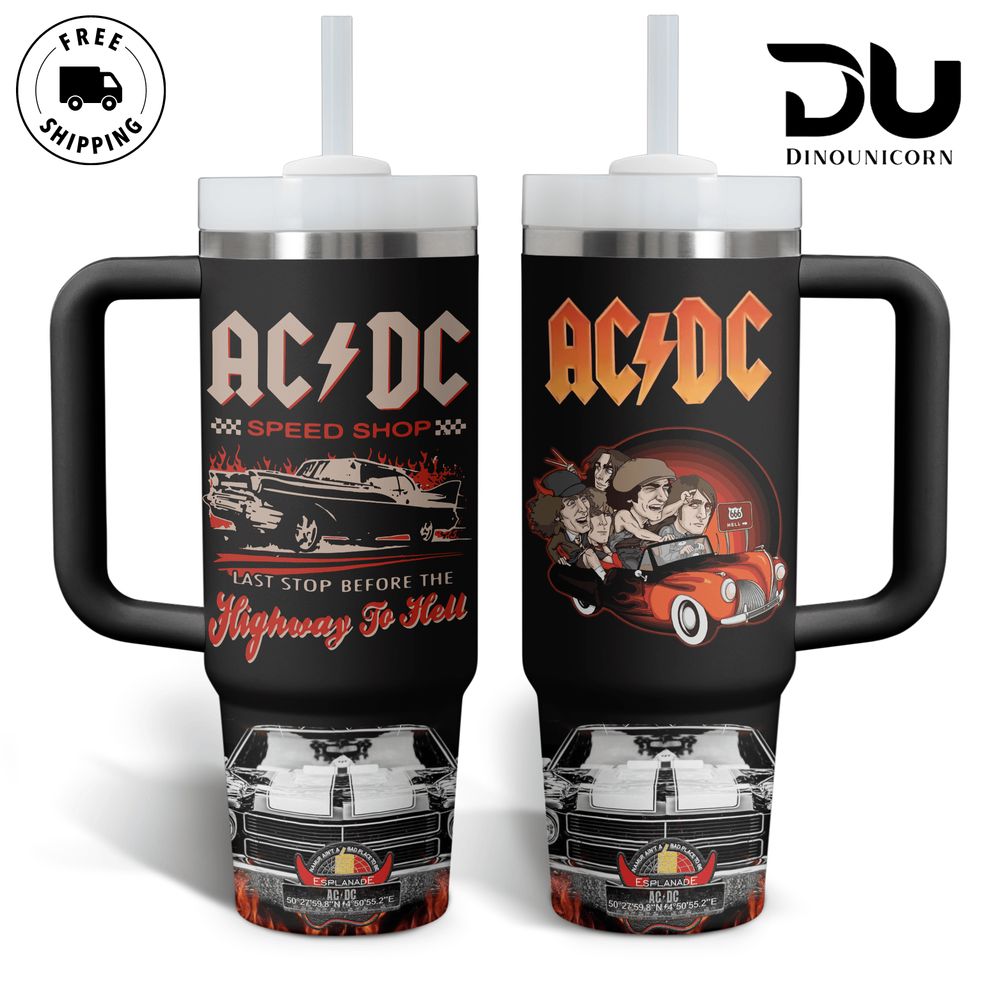 AC/DC Music Custom Stanley Cup 40 oz 30 oz Tumbler With HandleTVC2301710