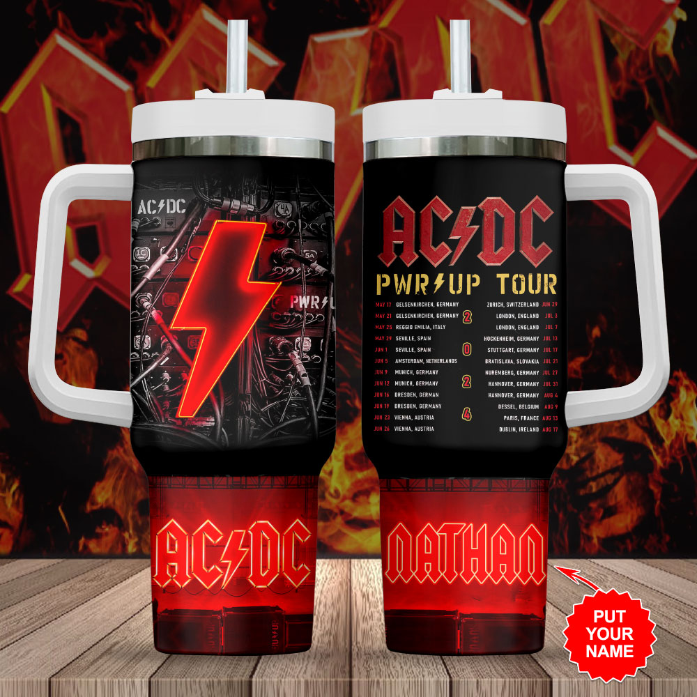 AC/DC Music Custom Stanley Cup 40 oz 30 oz Tumbler With HandleTVC2301718