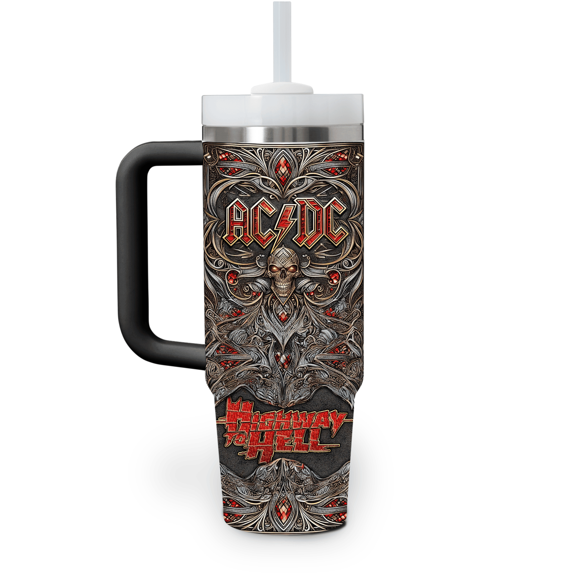 AC/DC Music Custom Stanley Cup 40 oz 30 oz Tumbler With HandleTVC2301799 - Image 3