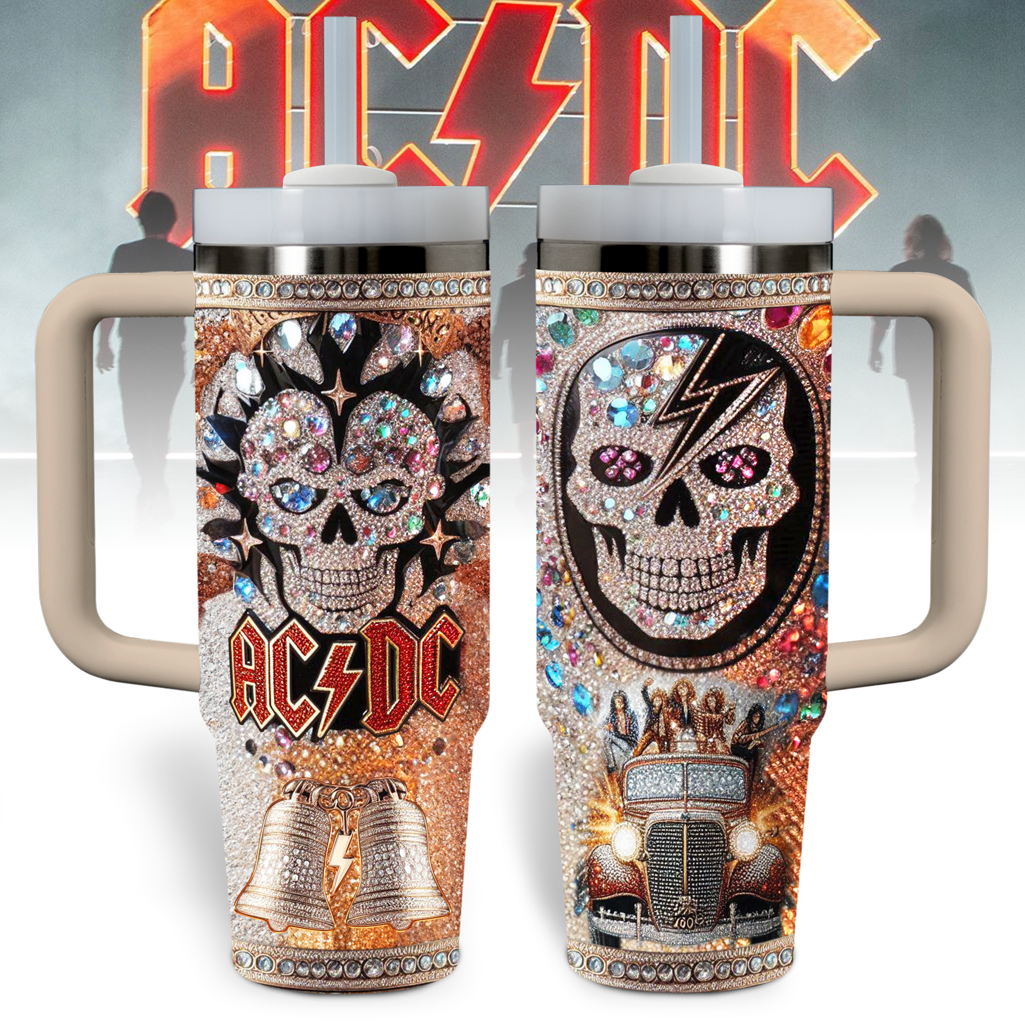 AC/DC Music Custom Stanley Cup 40 oz 30 oz Tumbler With HandleTVC2301799