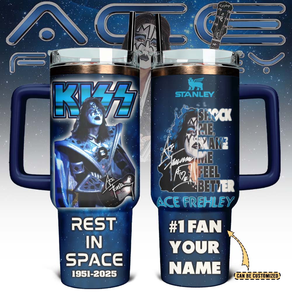 Ace Frehley Music Custom Stanley Cup 40 oz 30 oz Tumbler With HandleTVC2301106