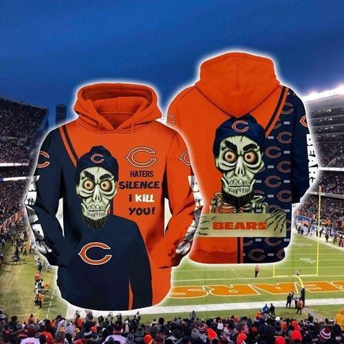 Achmed The Dead Terrorist Chicago Bears Haters Silence I Kill You 3D All Over Print Hoodie, Zip Hoodie