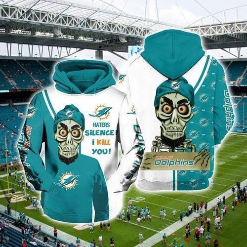 Achmed The Dead Terrorist Miami Dolphins Haters Silence 3D All Over Print Hoodie, Zip Hoodie