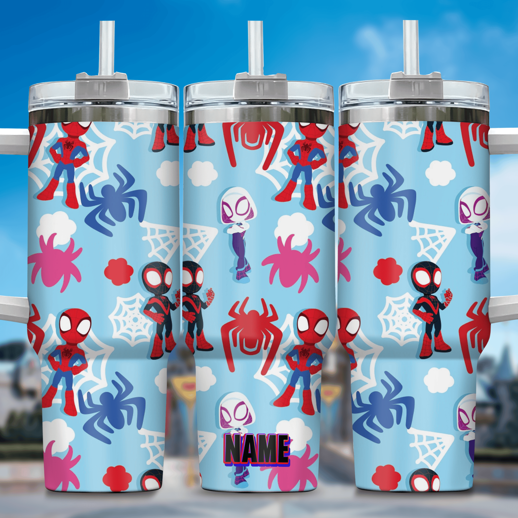 Across the Spider-Verse Movies Custom Stanley Cup 40 oz 30 oz Tumbler With HandleTVC2301359