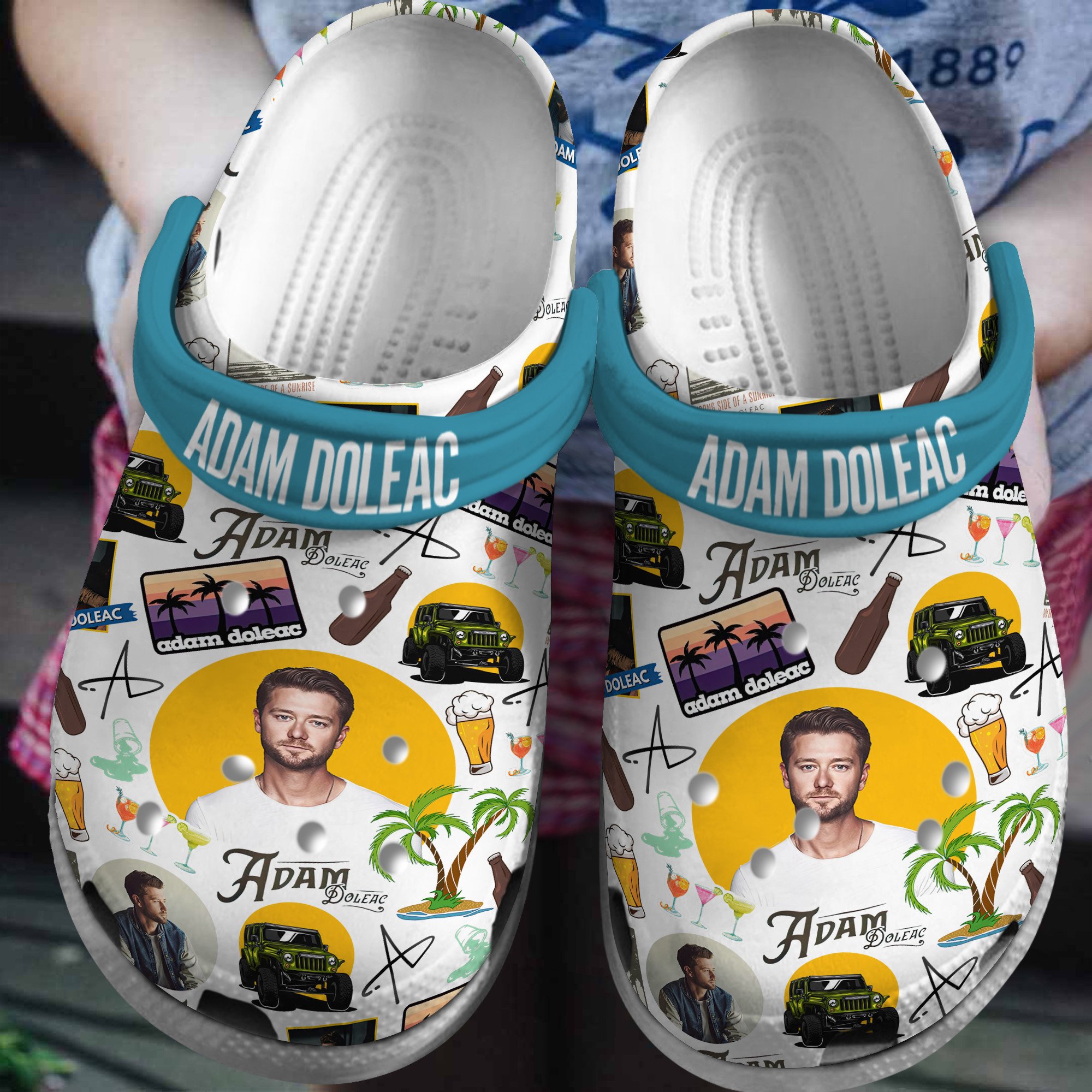 Adam Doleac Music Crocs Crocband Clogs Shoes Comfortable For Men Women and Kids