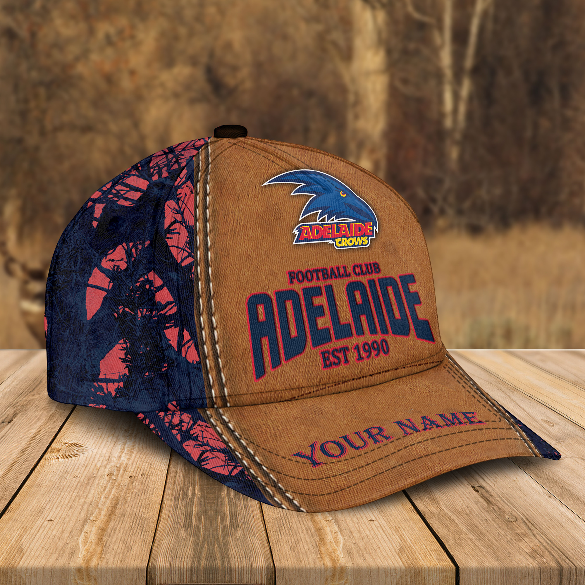 Adeenyc Adelaide AFL Personalized Classic Cap Best Gift For Fans