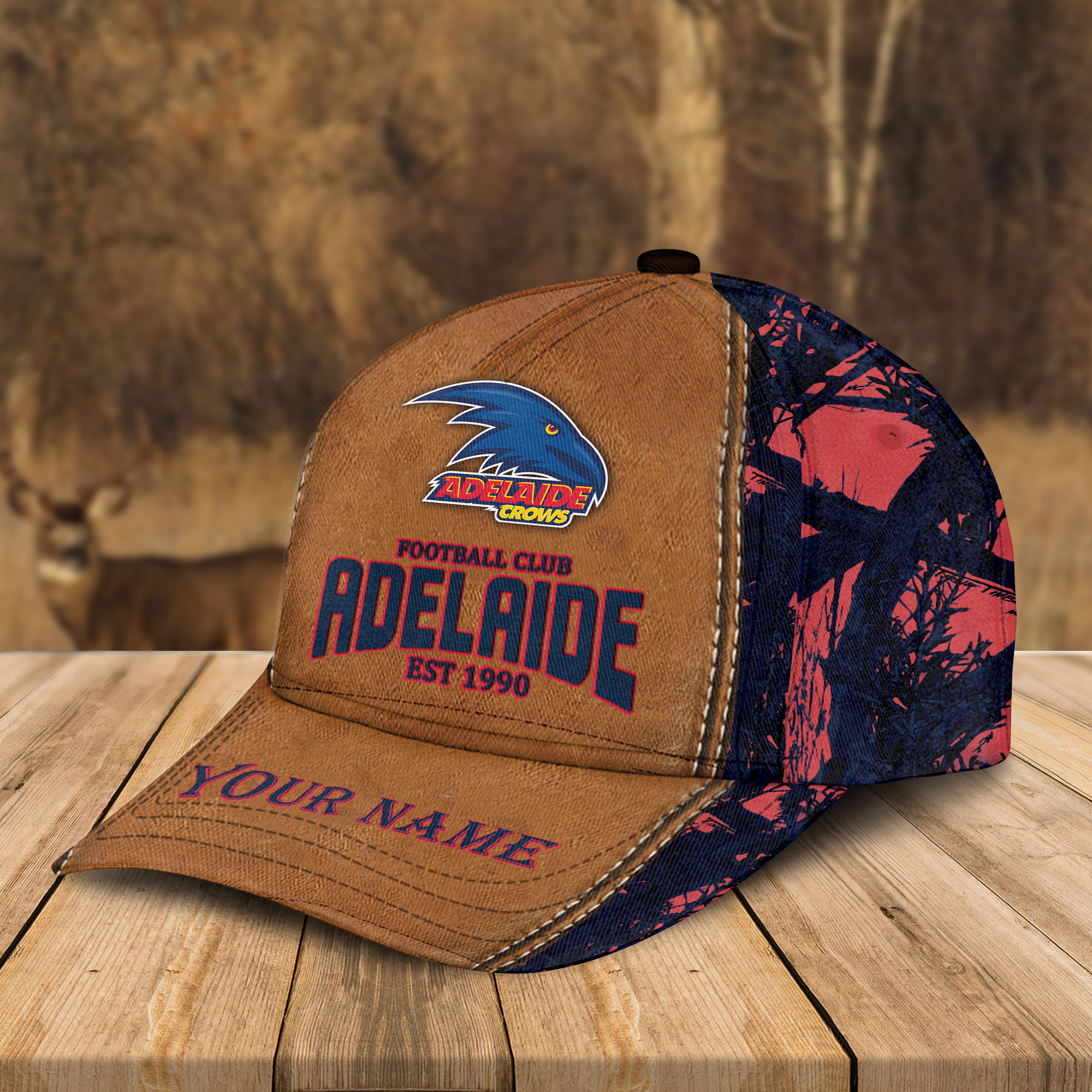 Adeenyc Adelaide AFL Personalized Classic Cap Best Gift For Fans