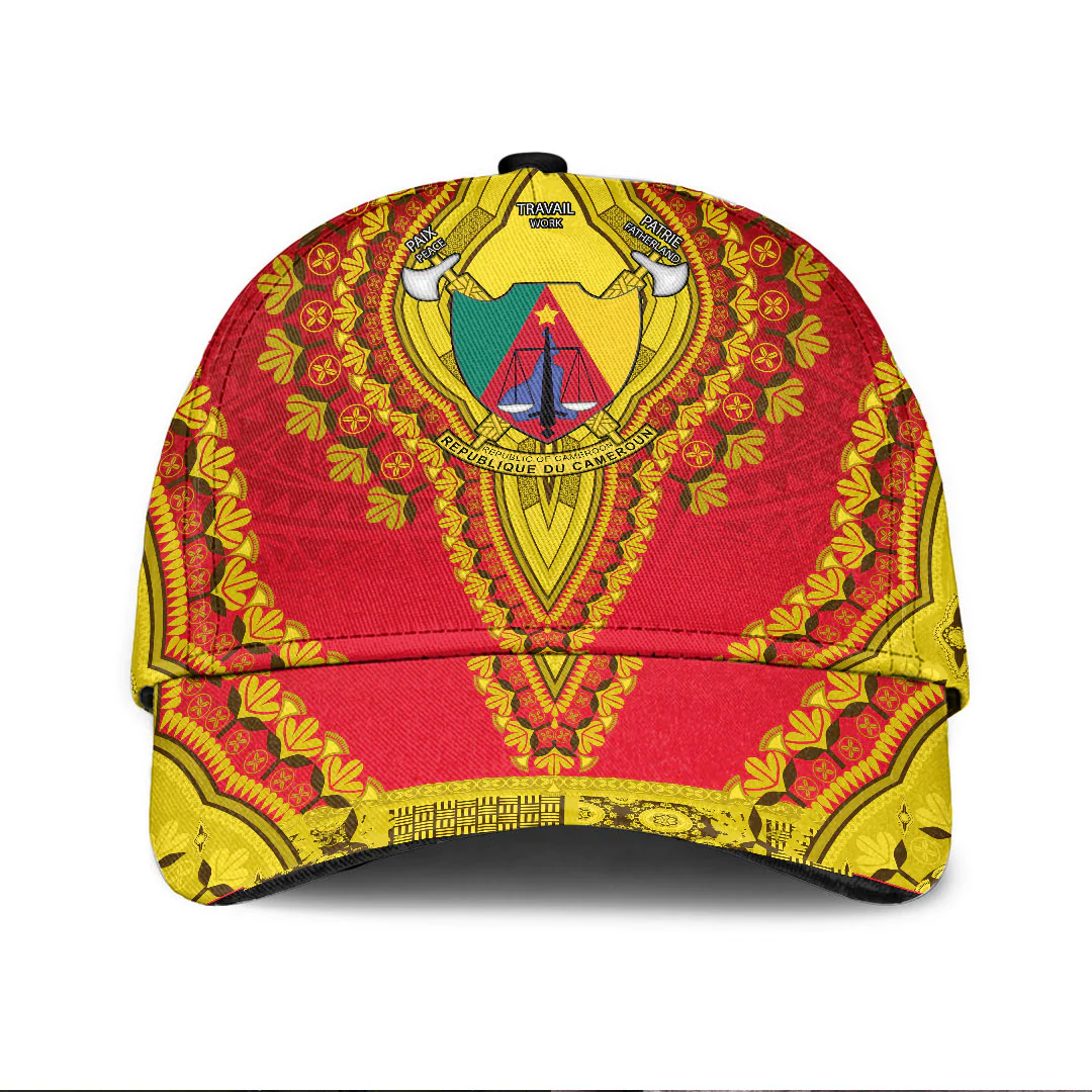 Adeenyc Africa Cap - Cameroon - Red Version Classic Cap Baseball Cap Hat Trucker Hats Custom Hats Gifts For Men & Women
