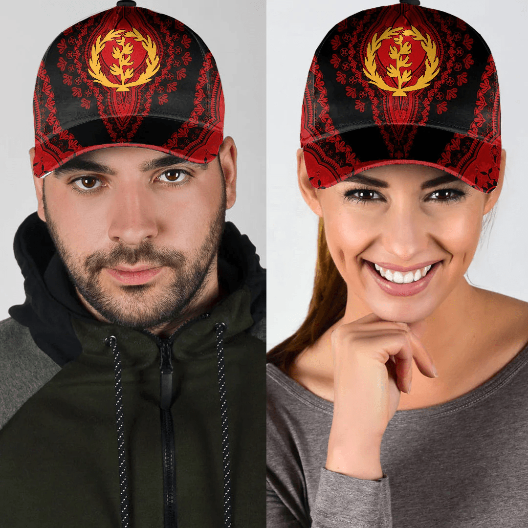 Adeenyc Africa Cap - Eritrea - Black Version Classic Cap Baseball Cap Hat Trucker Hats Custom Hats Gifts For Men & Women