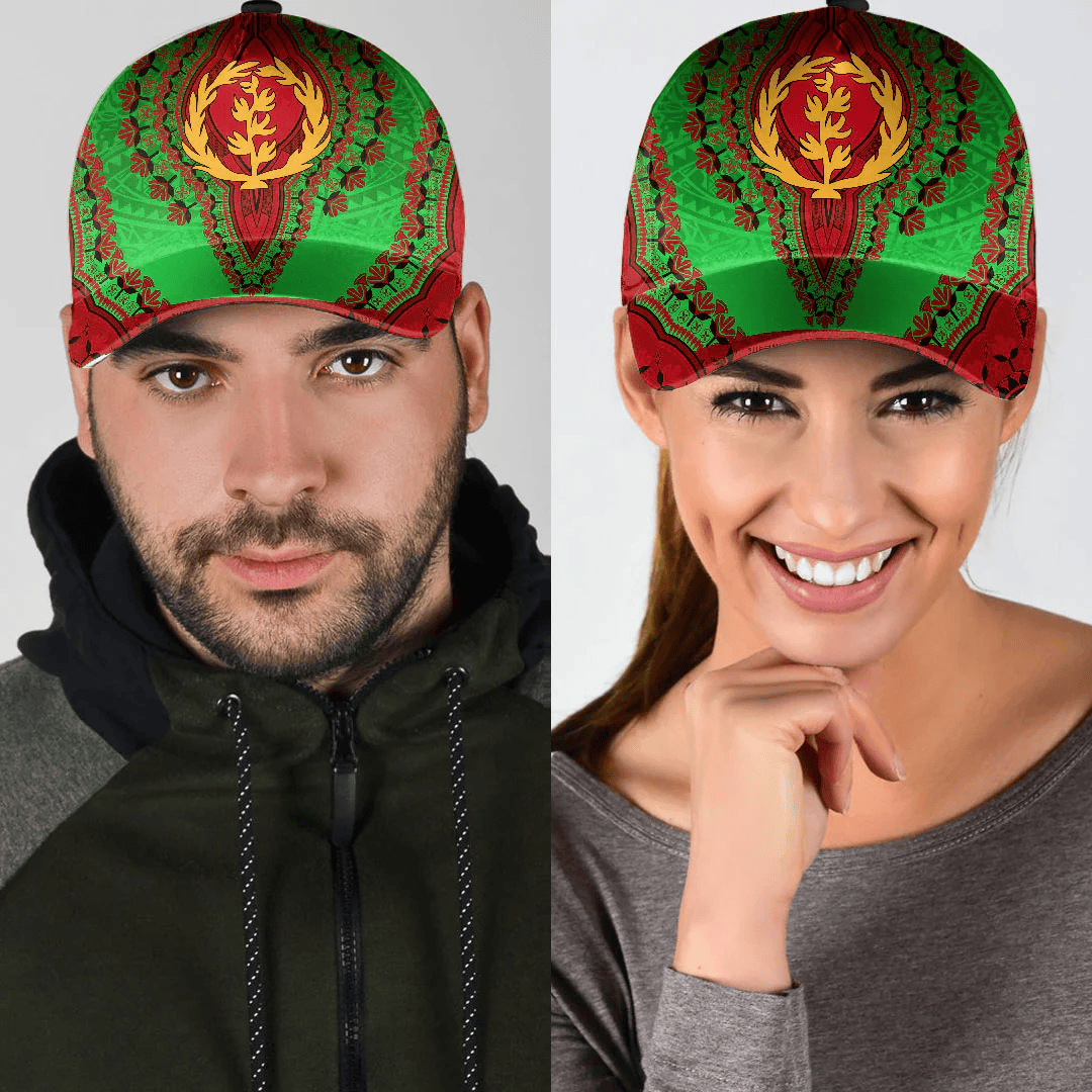 Adeenyc Africa Cap - Eritrea - Green Version Classic Cap Baseball Cap Hat Trucker Hats Custom Hats Gifts For Men & Women