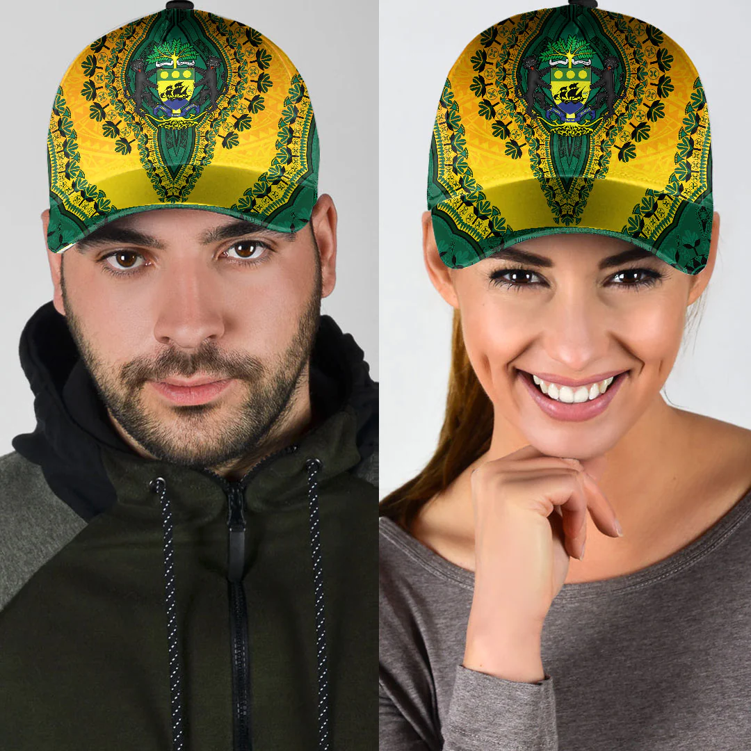 Adeenyc Africa Cap - Gabon Classic Cap Baseball Cap Hat Trucker Hats Custom Hats Gifts For Men & Women