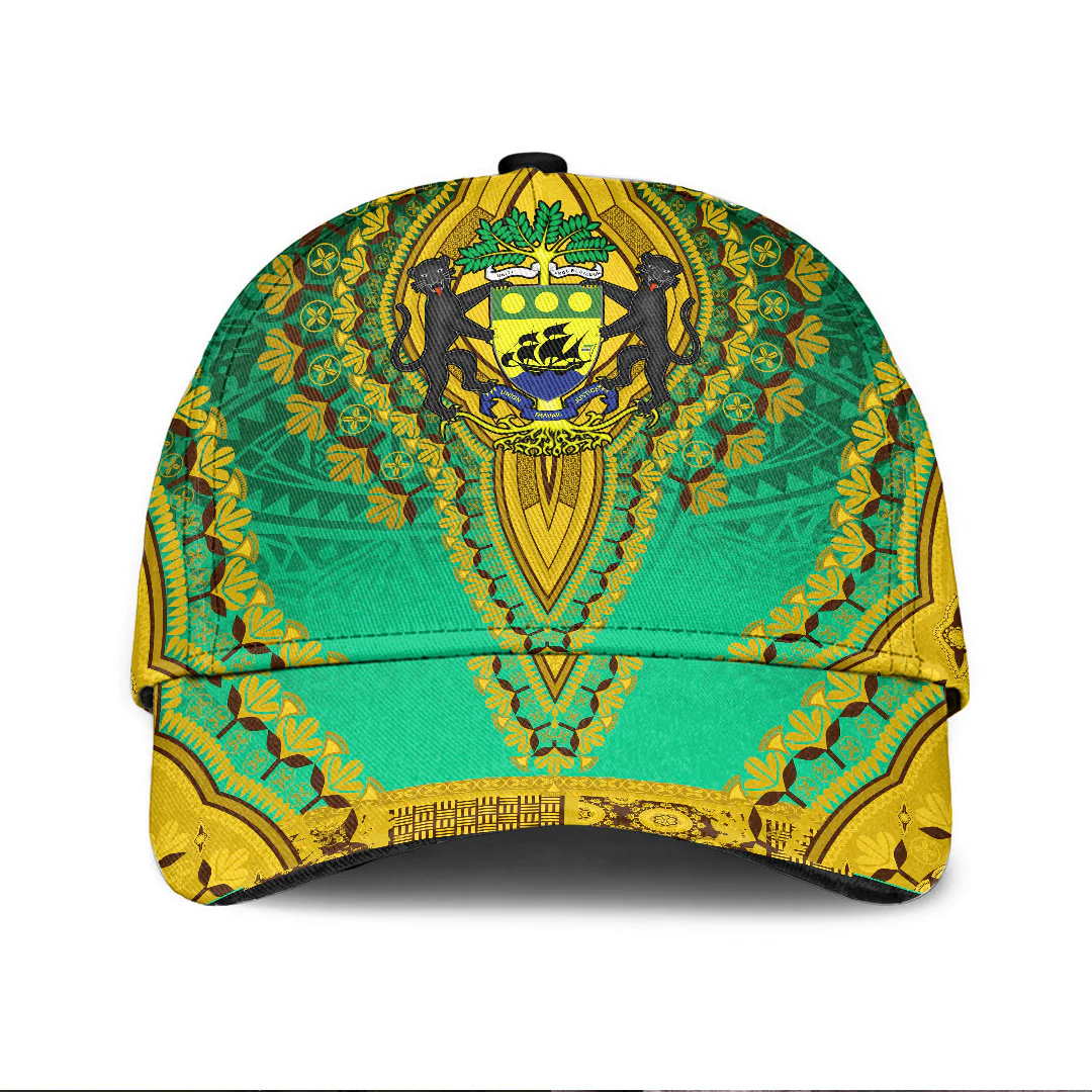 Adeenyc Africa Cap - Gabon - Green Version Classic Cap Baseball Cap Hat Trucker Hats Custom Hats Gifts For Men & Women