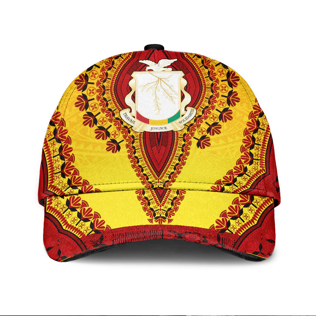 Adeenyc Africa Cap - Guinea - Yellow Version Classic Cap Baseball Cap Hat Trucker Hats Custom Hats Gifts For Men & Women