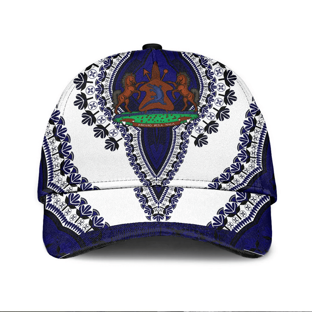 Adeenyc Africa Cap - Lesotho - White Version Classic Cap Baseball Cap Hat Trucker Hats Custom Hats Gifts For Men & Women