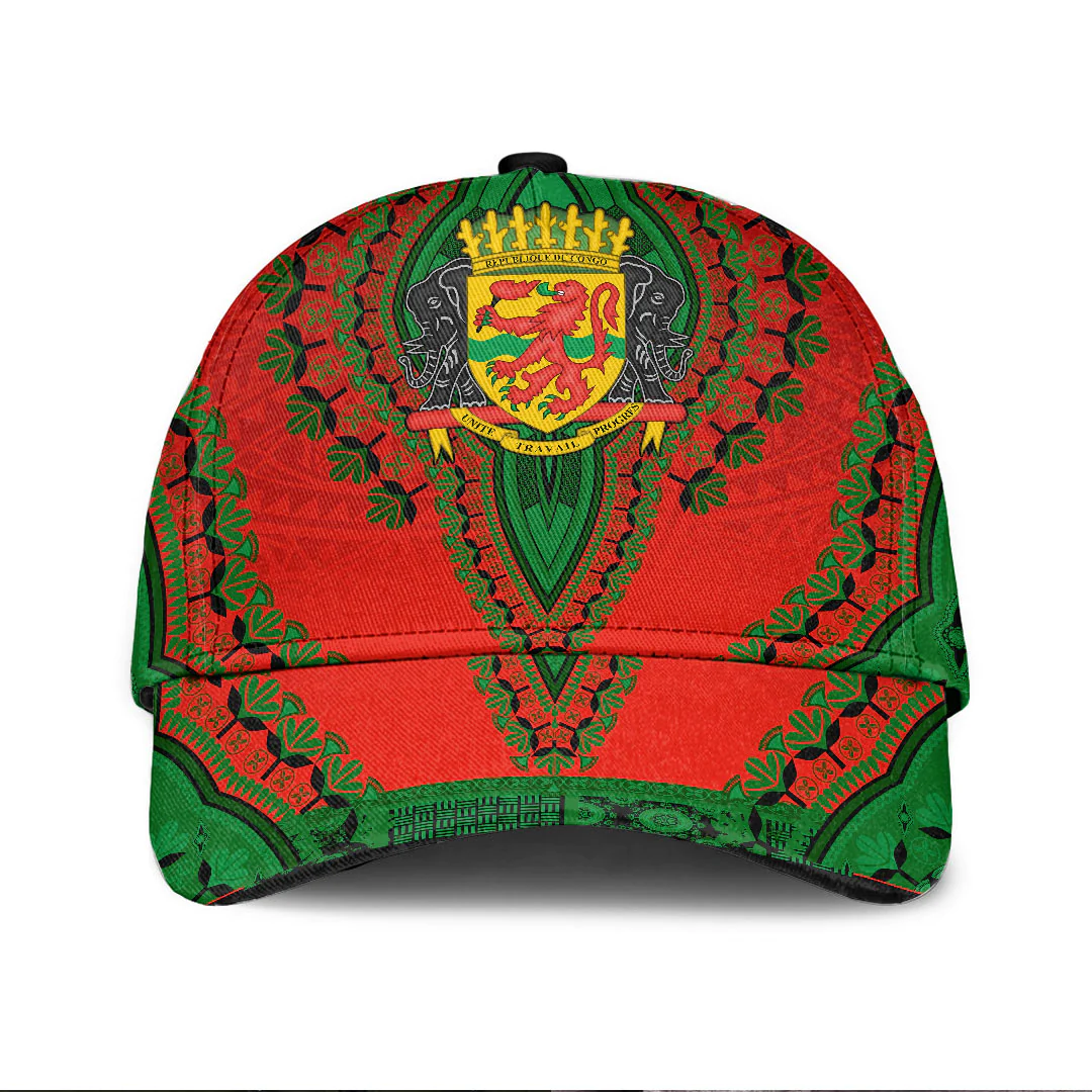 Adeenyc Africa Cap - Republic Of The Congo - Red Version Classic Cap Baseball Cap Hat Trucker Hats Custom Hats Gifts For Men & Women