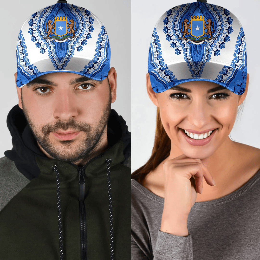 Adeenyc Africa Cap - Somalia - White Version Classic Cap Baseball Cap Hat Trucker Hats Custom Hats Gifts For Men & Women