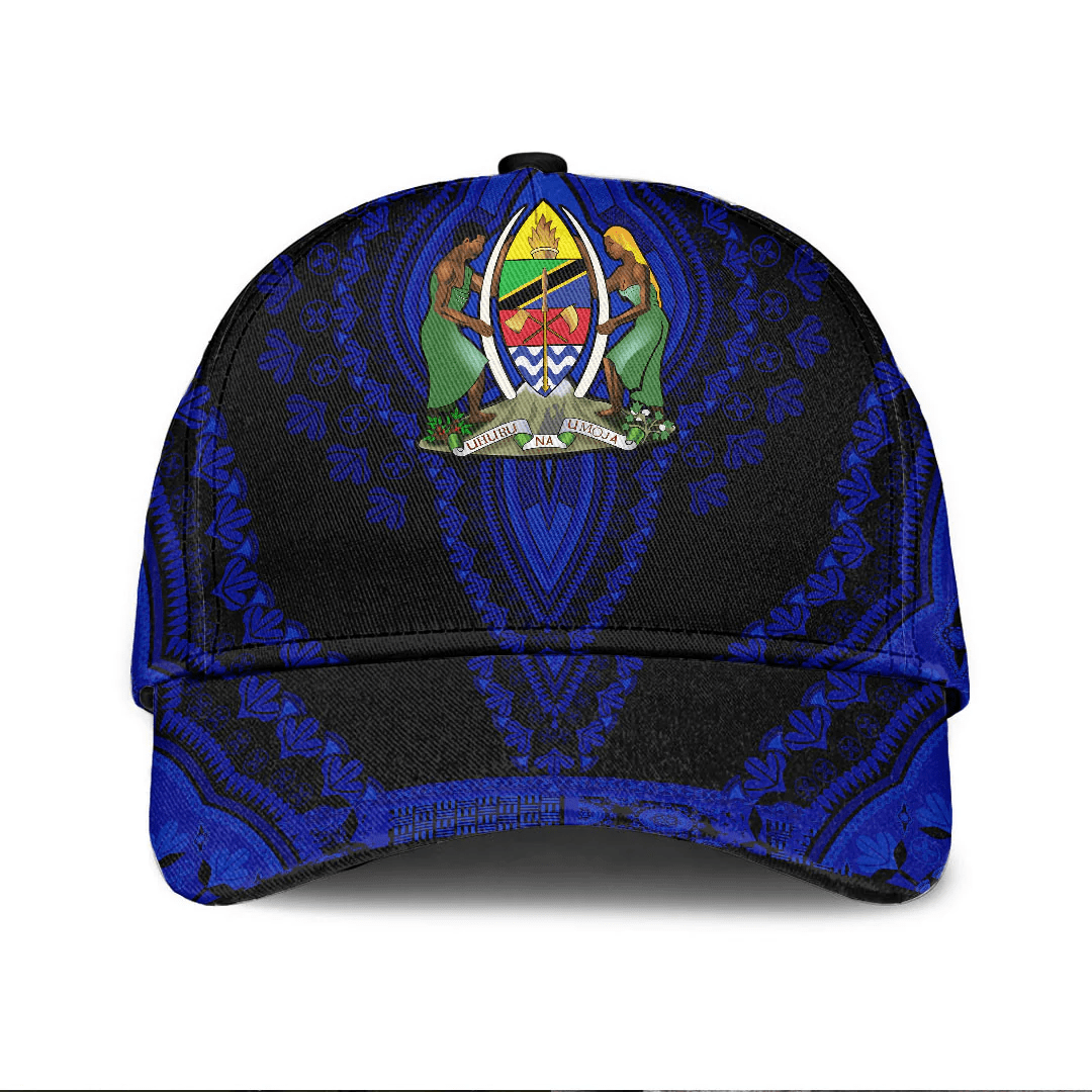 Adeenyc Africa Cap - Tanzania - Black Version Classic Cap Baseball Cap Hat Trucker Hats Custom Hats Gifts For Men & Women