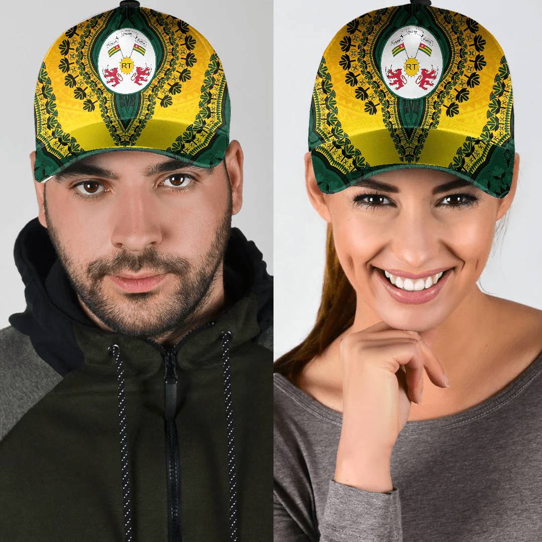 Adeenyc Africa Cap - Togo - Yellow Version Classic Cap Baseball Cap Hat Trucker Hats Custom Hats Gifts For Men & Women