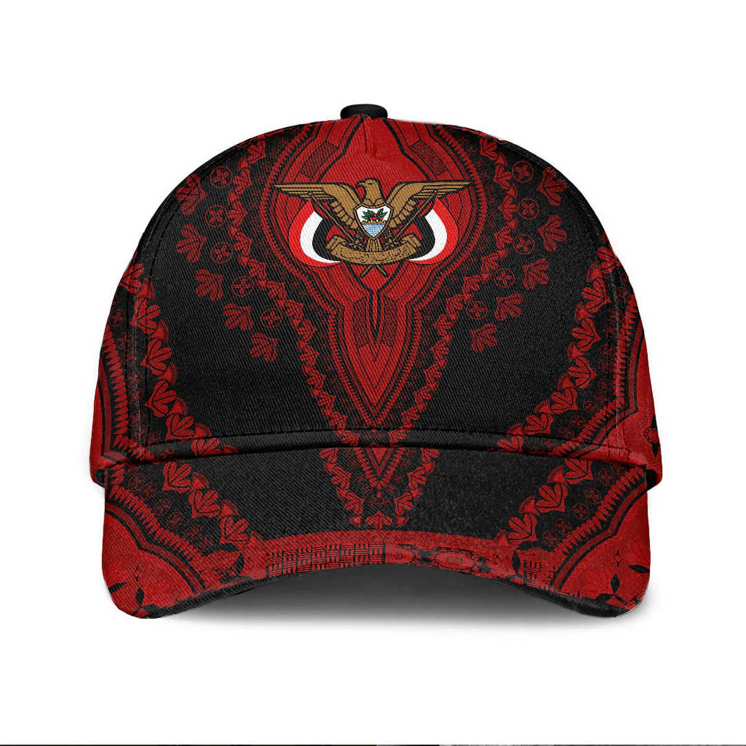 Adeenyc Africa Cap - Yemen - Black Version Classic Cap Baseball Cap Hat Trucker Hats Custom Hats Gifts For Men & Women