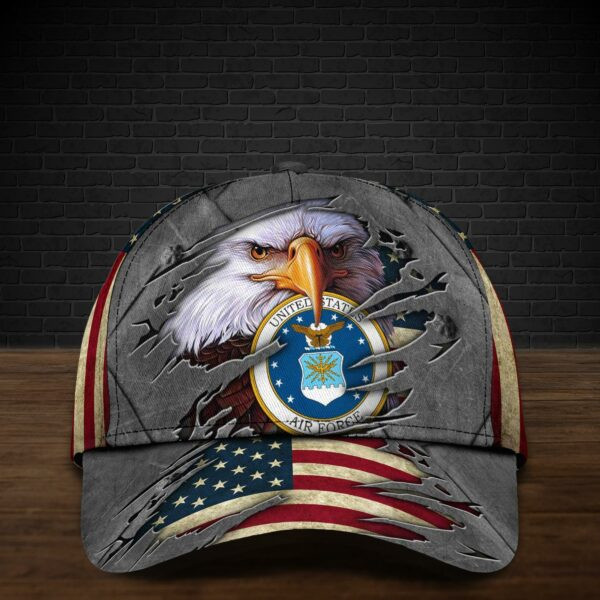 Adeenyc Air Force Veteran Hat, US AIR FORCE Military Cap, Veteran Cap, Custom Your Cap Trucker Hats Custom Hats Gifts For Men & Women