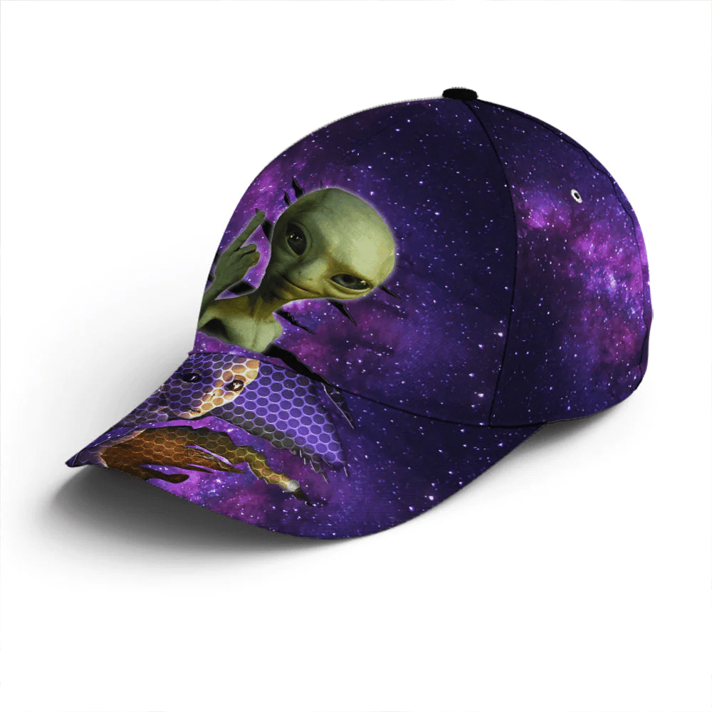 Adeenyc Alien In The Galaxy Classic Baseball Cap Trucker Hats Custom Hats Gifts For Men & Women