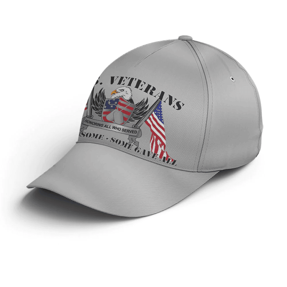 Adeenyc All Gave Some Some Gave All Eagle Baseball Cap Trucker Hats Custom Hats Gifts For Men & Women