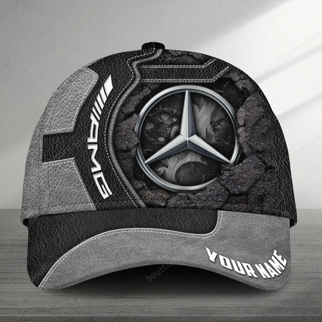 Adeenyc AMG Black Cap, Personalized Hat 3d Baseball Cap Classic Hat 