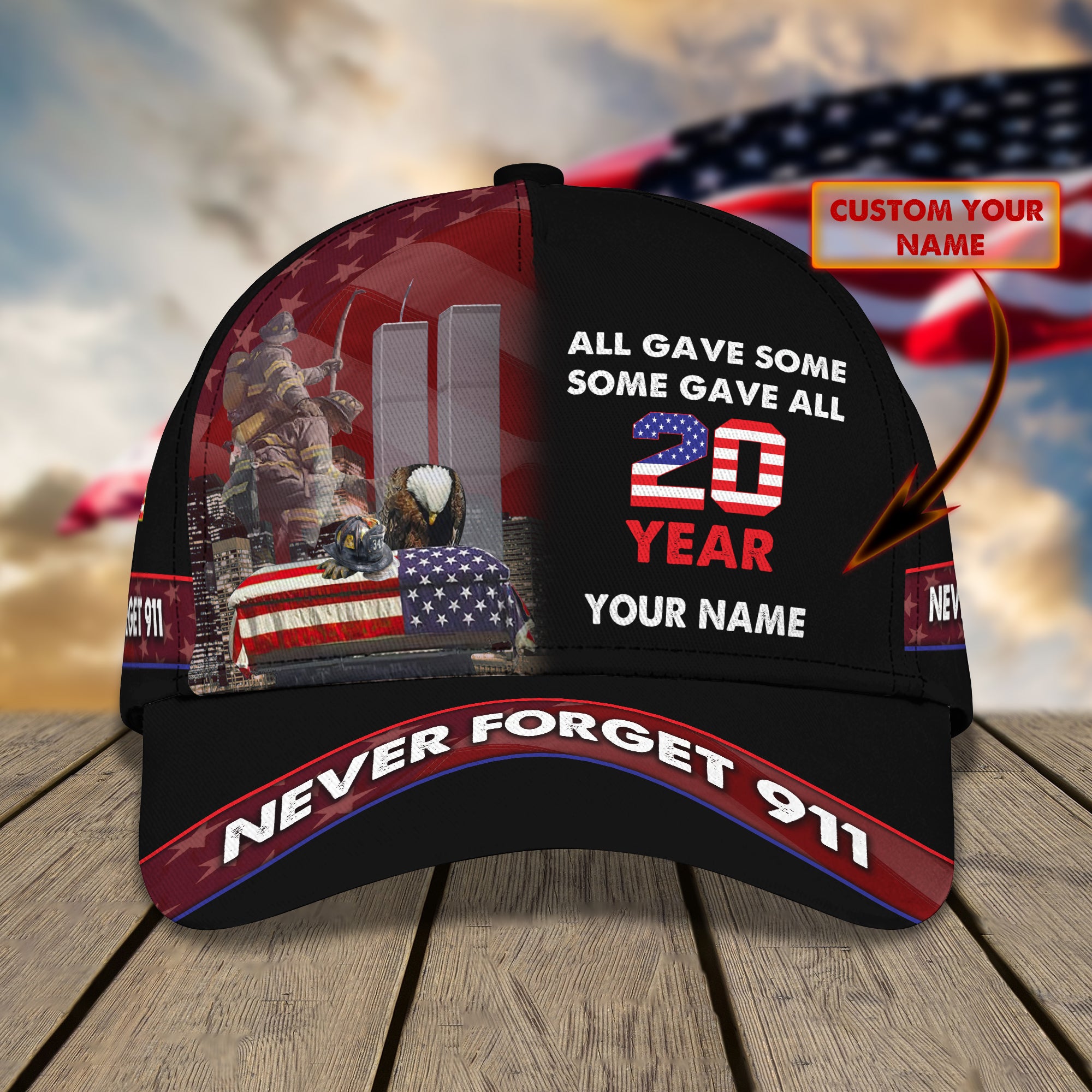 Adeenyc Anchor- Personalized Name Baseball Cap Classic Trucker Hats Custom Hats Gifts For Men & Women