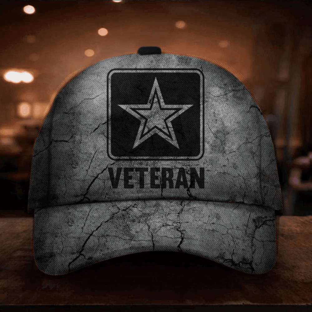 Adeenyc Army Veteran Hats, Custom Veteran Hats, Army Veteran Hat Vintage Unique Proud Of US Army Veteran Cap Merch Gift Ideas Trucker Hats Custom Hats Gifts For Men & Women