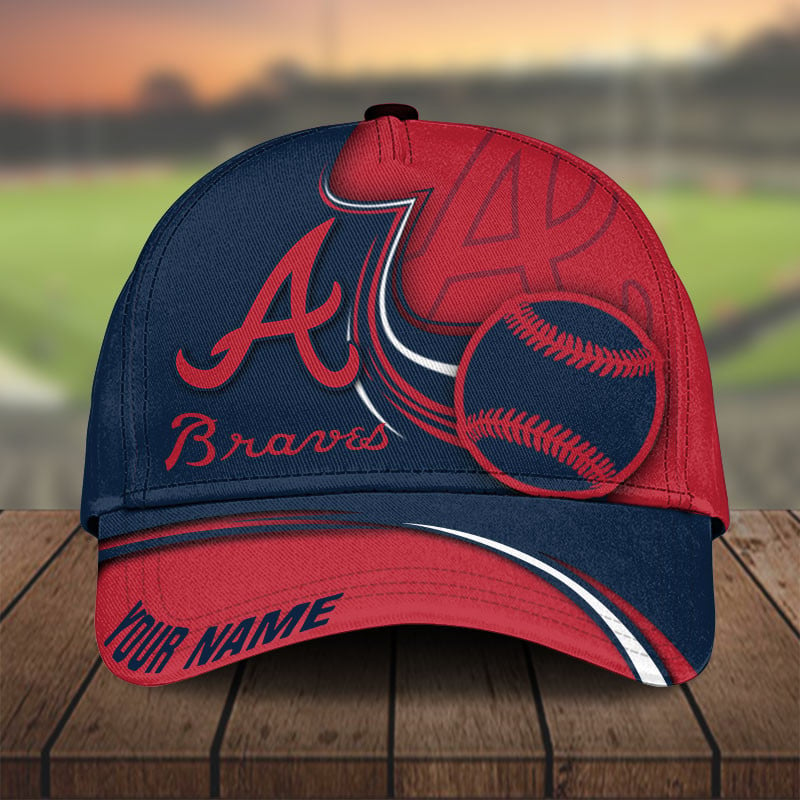 Adeenyc Atlanta Braves Personalized Hats Baseball Caps Classic Caps for men, women