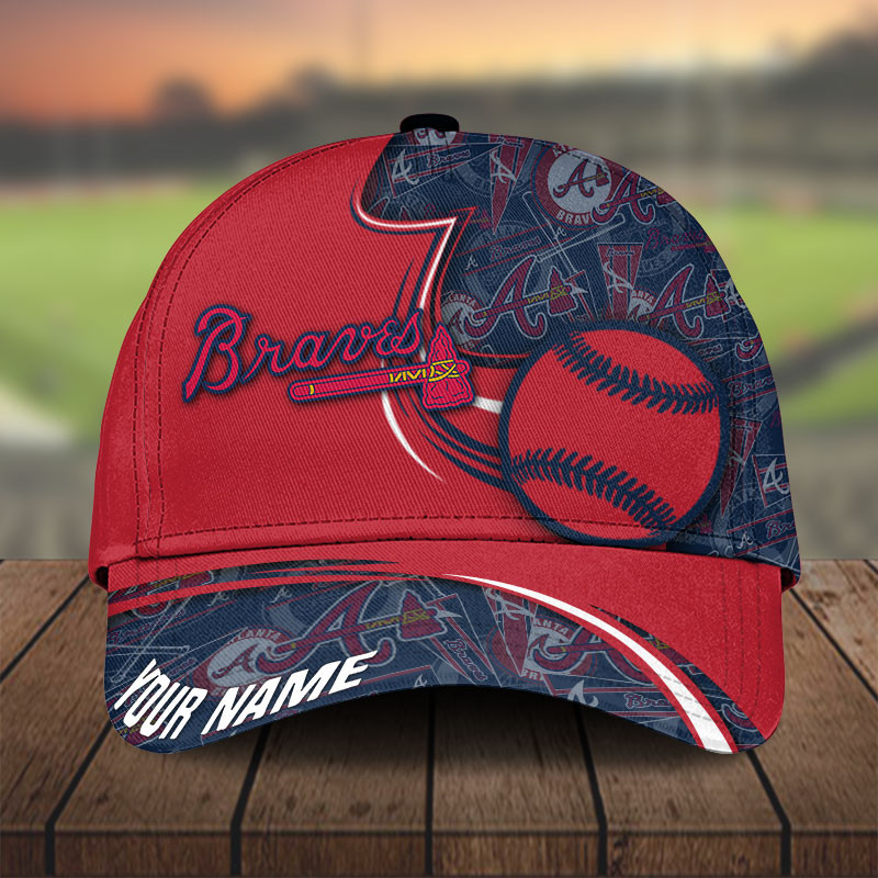 Adeenyc Atlanta Braves Personalized Hats Baseball Caps Classic Caps for men, women